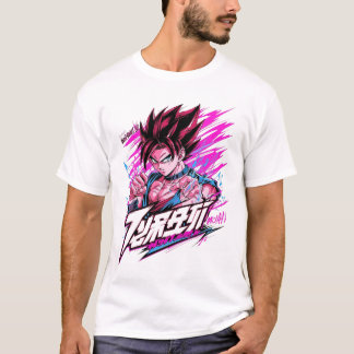 Neon Samurai Anime T Shirt