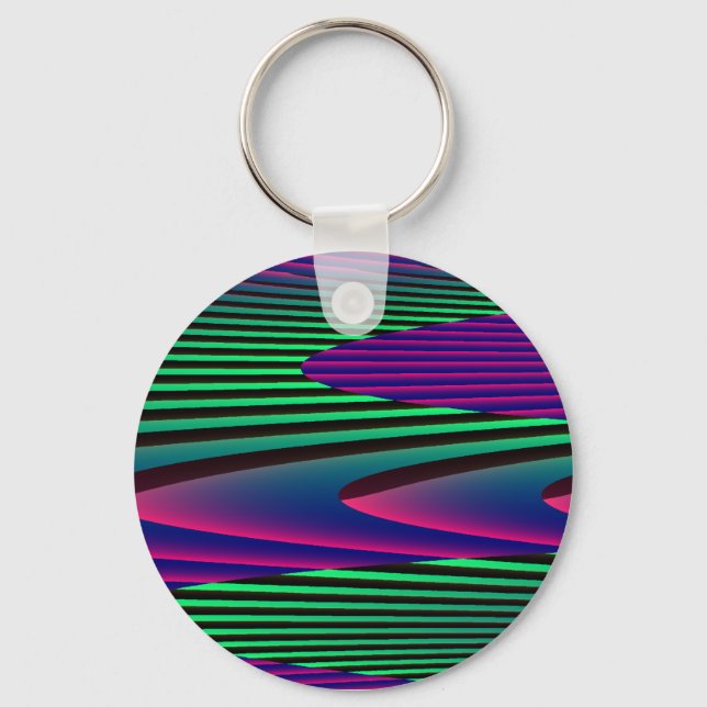 Neon Seas Keychain Nyckelring (Framsida)