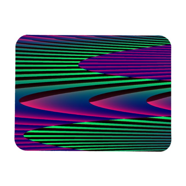 Neon Seas Magnet (Horisontell)