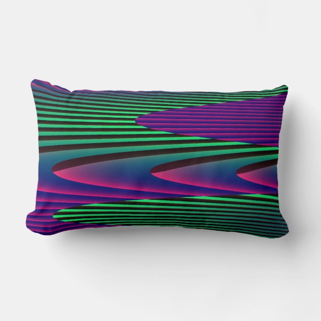 Neon Seas Pillow Lumbarkudde (Framsida)