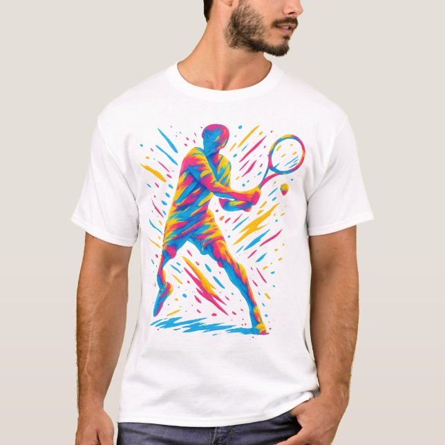 Neon Serve T Shirt (Framsida)