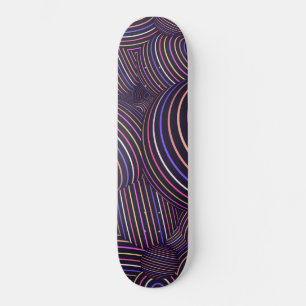 neon-sfärer mini skateboard bräda 18,5 cm