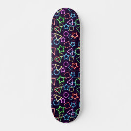 Neon Shapes Mini Skateboard Bräda 18,5 Cm
