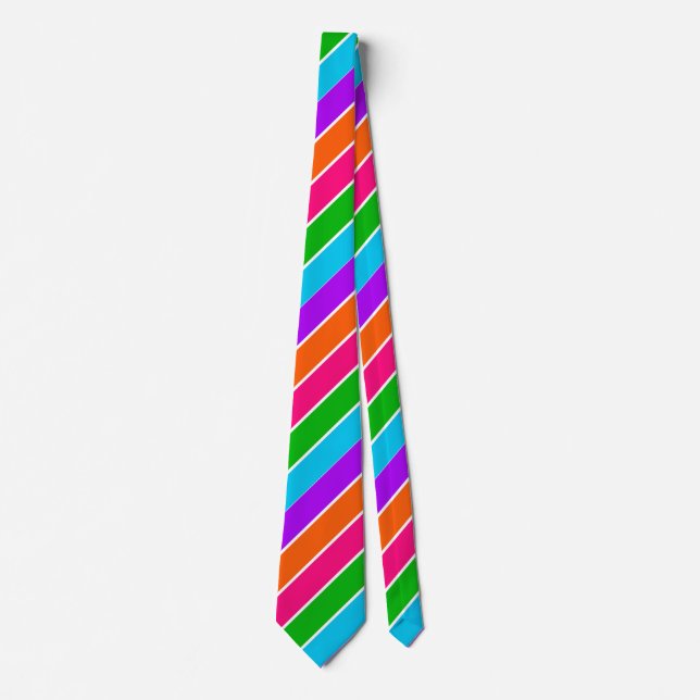 Neon Sherbet Rand Neck Tie Slips (Framsida)