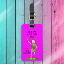 Neon SHOCK ROSA Girl Scout JUNIOR | ANPASSNINGSBAR