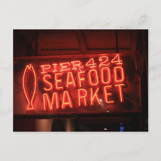 Neon Sign #2 Vykort (Framsida)