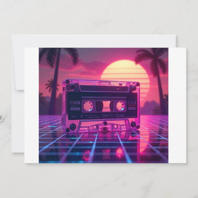 Neon sign  inbjudningar (Framsida)