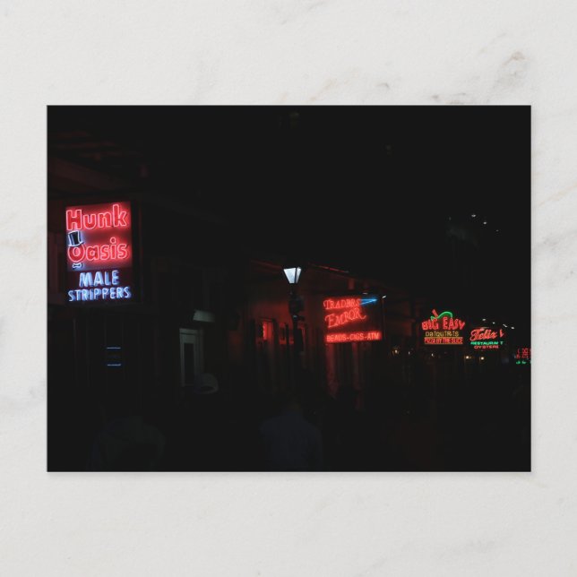 Neon Signs of New Orleans Vykort (Framsida)