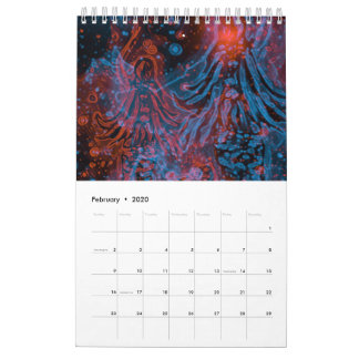 neon sjöjungfru calander kalender