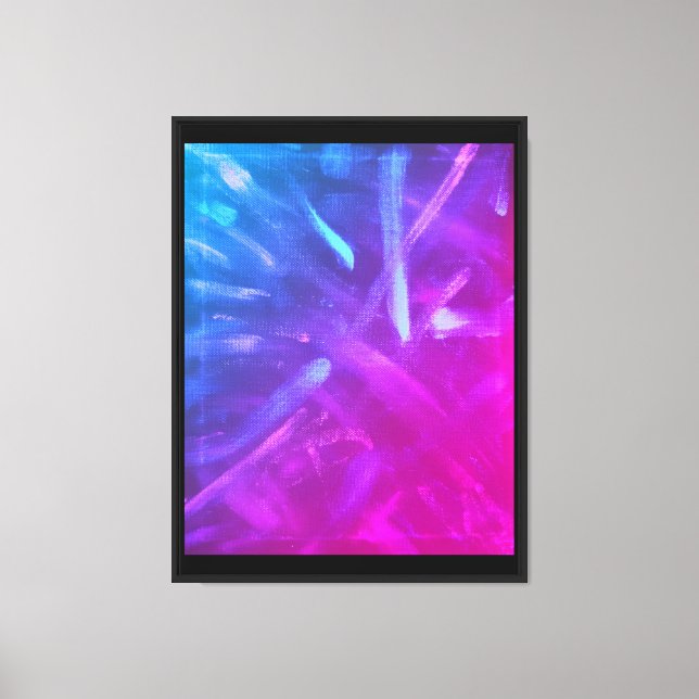 Neon Skjutande Rymden Canvastryck (Framsida)