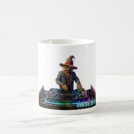 Neon Skörd Fågelskrämma Vektra Shift Kaffemugg