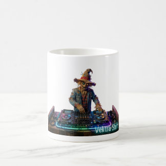 Neon Skörd Fågelskrämma Vektra Shift Kaffemugg
