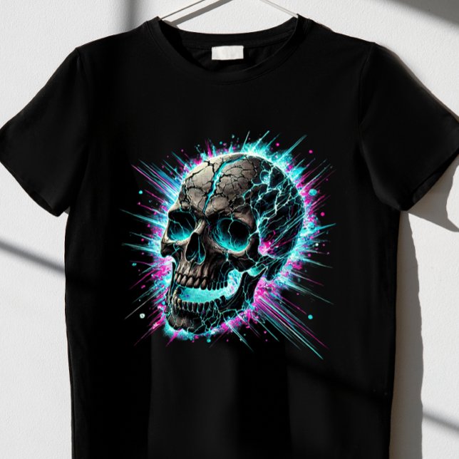 Neon Skull 2.0 T Shirt (Skapare uppladdad)