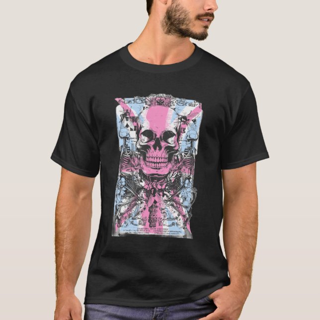 Neon Skull Fusion - T-Shirt (Framsida)
