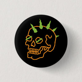 Neon Skull Knapp