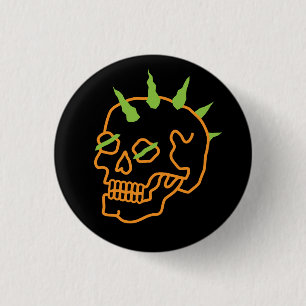 Neon Skull Knapp