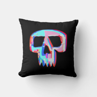 Neon Skull Kudde