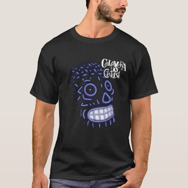 Neon Skull T Shirt (Framsida)