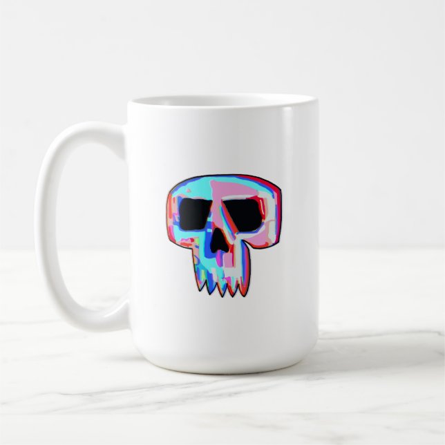 Neon Skull Tea & Coffee Mugg (Vänster)