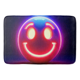 Neon Smile: Lycklig glöd Badrumsmatta
