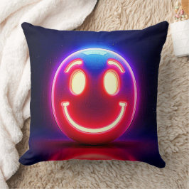 Neon Smile: Lycklig glöd Kudde