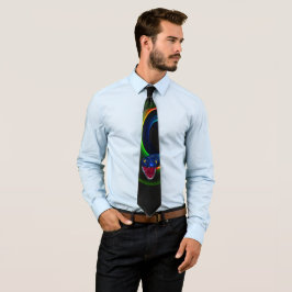 Neon Snake Neck Tie Slips