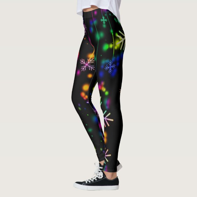 Neon Snö Leggings (Vänster)
