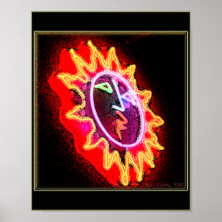 Neon Sol Poster