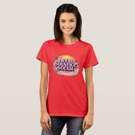 Neon Solstice Social Retro | Vintage Pastell Stran T Shirt