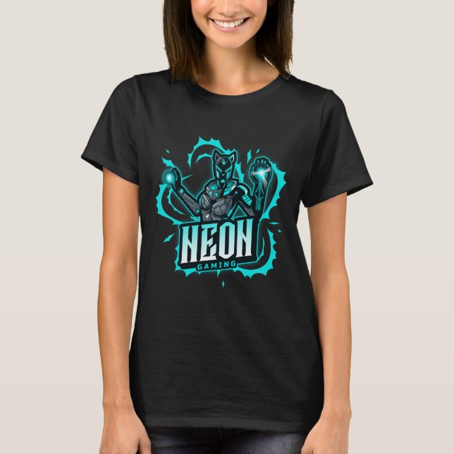 Neon-spel T Shirt (Framsida)