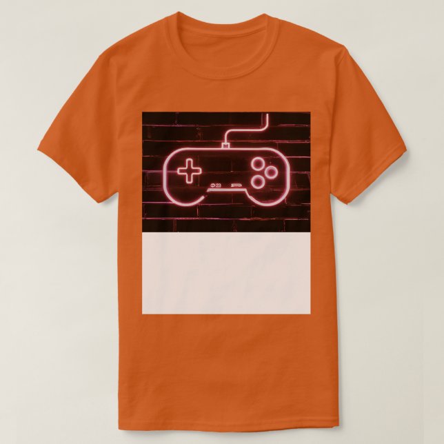 Neon-spelkontroll för 4 t shirt (Design framsida)