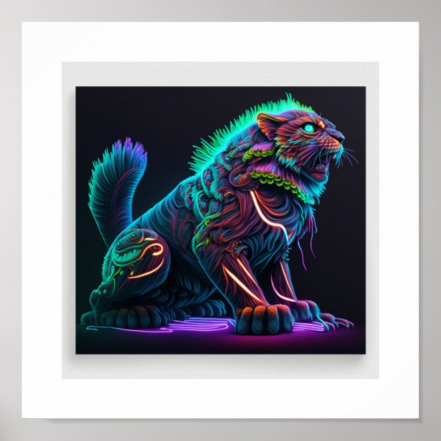 Neon Sphinx Poster (Framsidan)