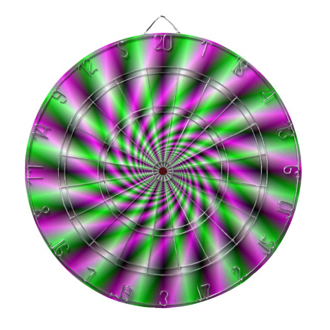 Neon Spinning Wheel Dartboard Piltavla (Framsidan)