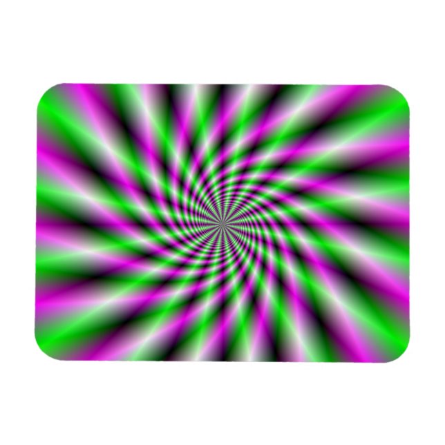 Neon Spinning Wheel Magnet (Horisontell)