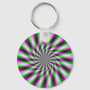 Neon Spinning Wheel-Nyckelring Nyckelring