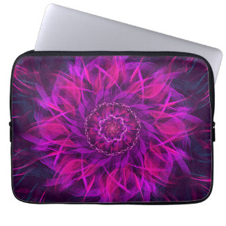 Neon Spiral Laptop Fodral