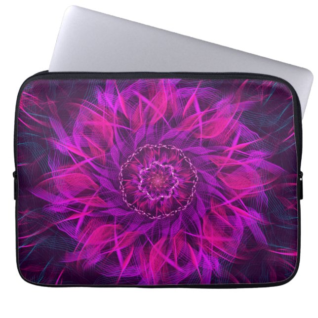 Neon Spiral Laptop Fodral (Framsidan)
