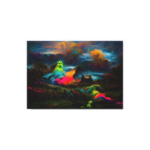 Neon Spöken i ett hårt Fantasy liggande