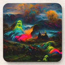 Neon Spöken i ett hårt Fantasy liggande Underlägg
