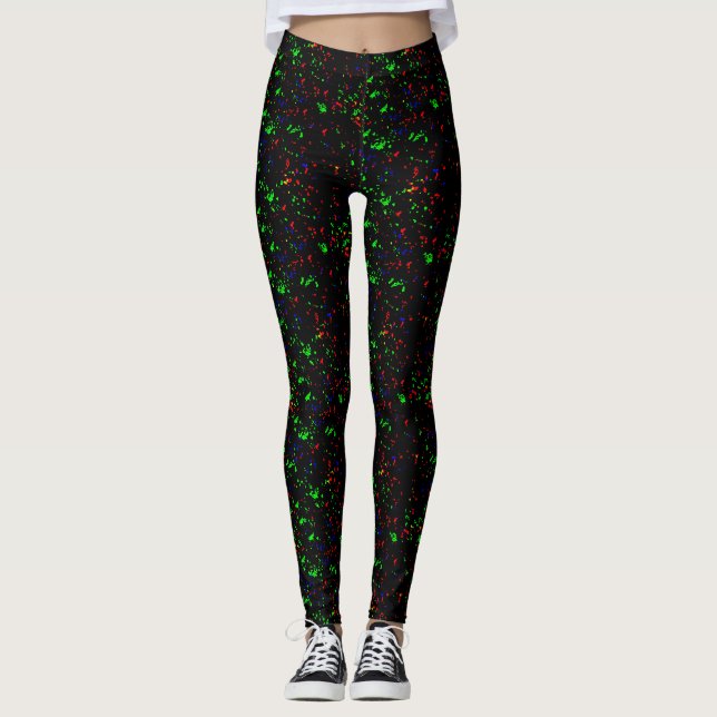 Neon Sprinkles Leggings (Framsida)