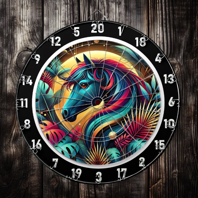 Neon Stallion Tropical Retreat Darttavla (Skapare uppladdad)