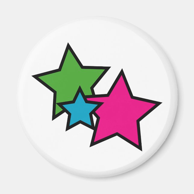 Neon Star Magnet (Framsidan)