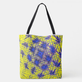 Neon Star Tote Tygkasse