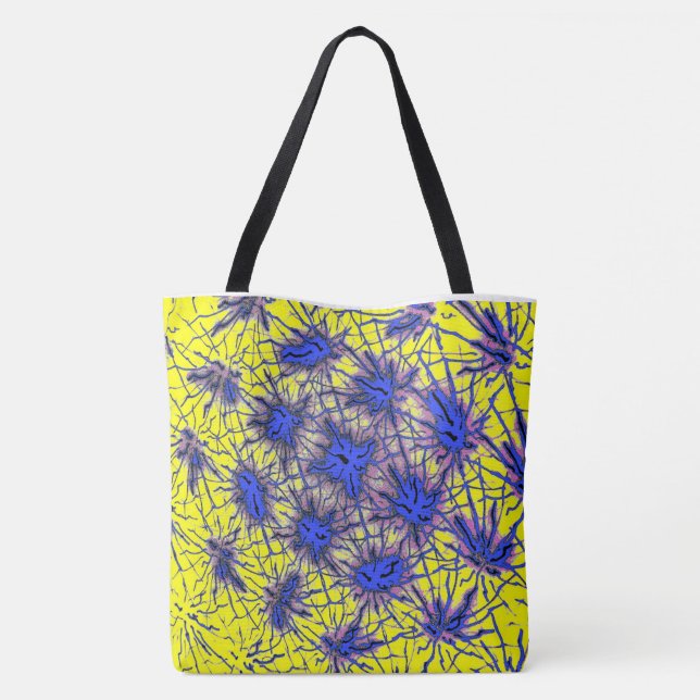 Neon Star Tote Tygkasse (Baksida)