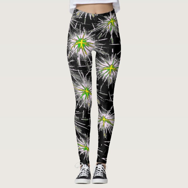 Neon Starburst Leggings (Framsida)