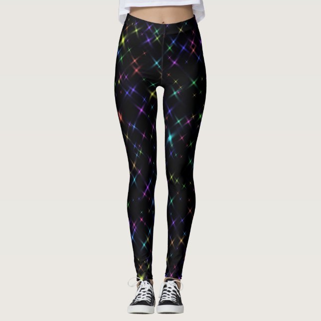 Neon Stars Leggings (Framsida)