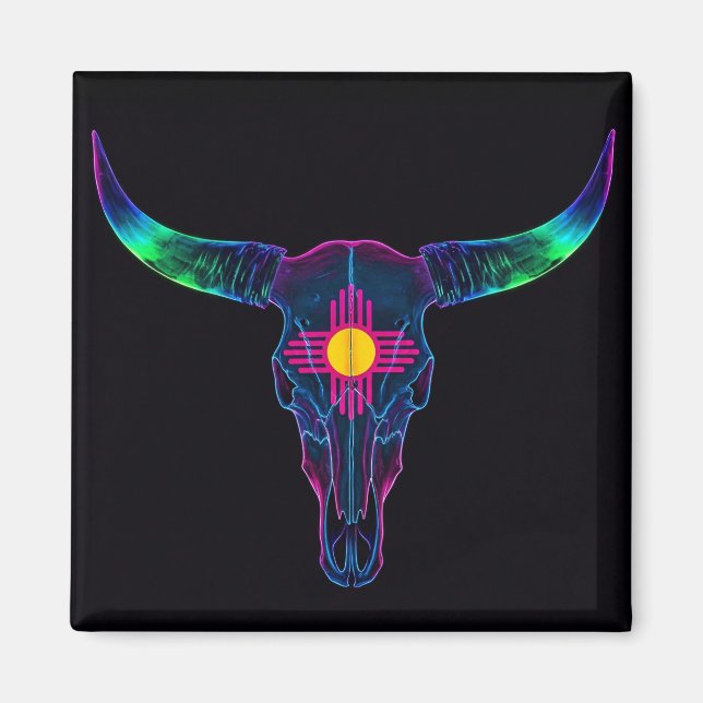 Neon Steer Magnet (Framsidan)
