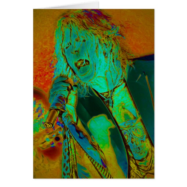 Neon Sten Singer OBS Kort (Framsidan)