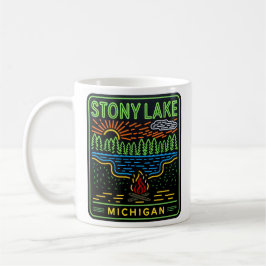 Neon Stoney Sjö Michigan Kaffemugg