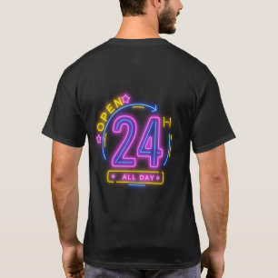 Neon Stores öppna 24-timmarsblanketterna T Shirt
